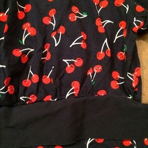 koi Tops - Cherry scrub top size small koi Tops - Cherry scrub top size small